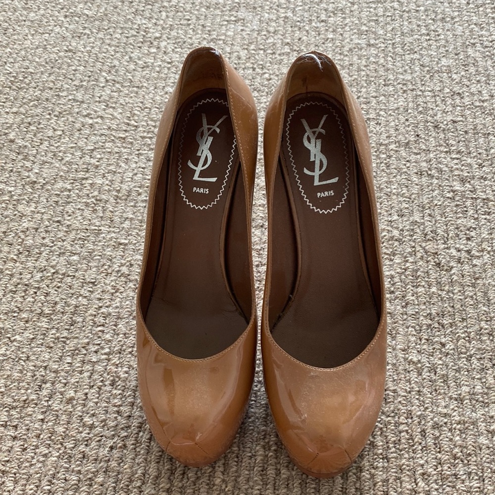 Yves Saint Laurent Paris Tribute platform high heels